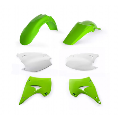 Σετ πλαστικά μοτοσυκλέτας ACERBIS για Kawasaki KX125/250 03-08 Green/White